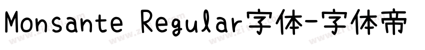 Monsante Regular字体字体转换